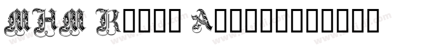 MHM Royal Absinthe字体转换